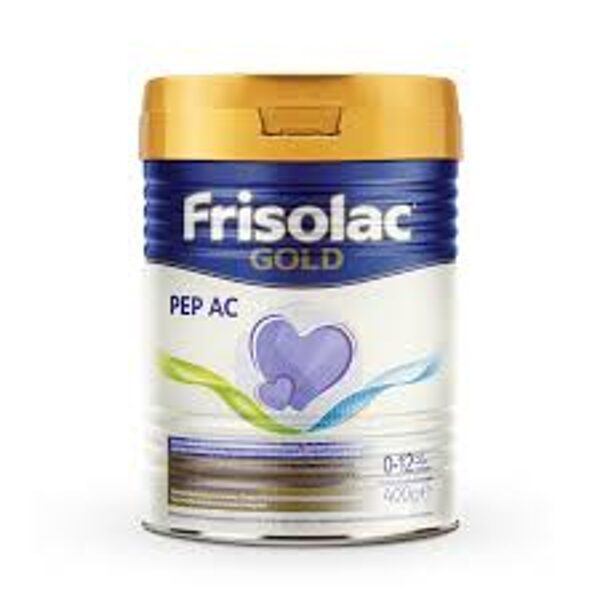 Frisolac® Gold Pep AC piena maisījums zīdaiņiem no dzimšanas līdz 12 mēn., 400g