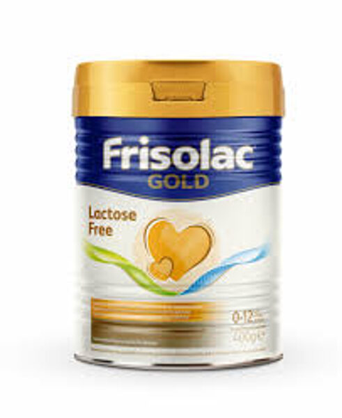 Frisolac® Gold Lactose Free piena maisiījums zīdaiņiem no dzimšanas līdz 12 mēn., 400g